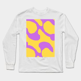 Abstract pattern purple swirl Long Sleeve T-Shirt